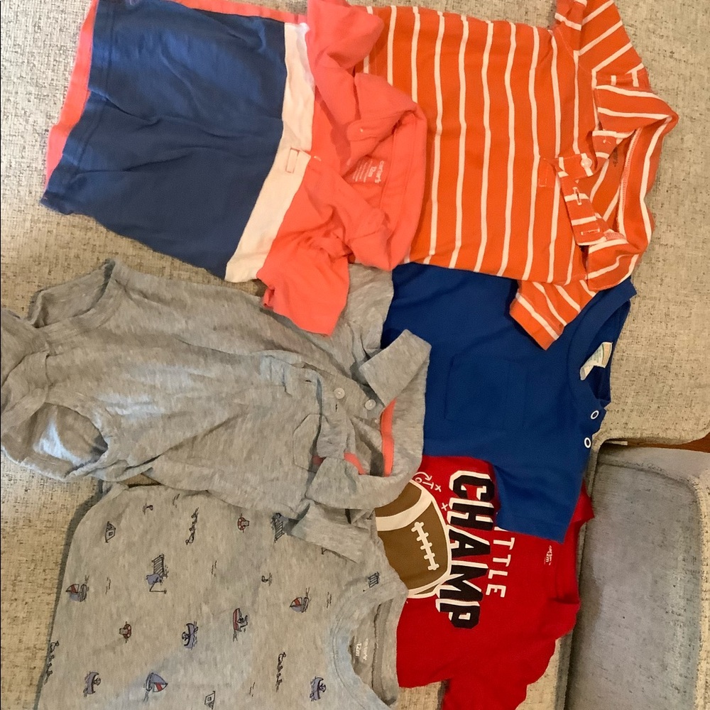 12 month 6 piece shirt bundle